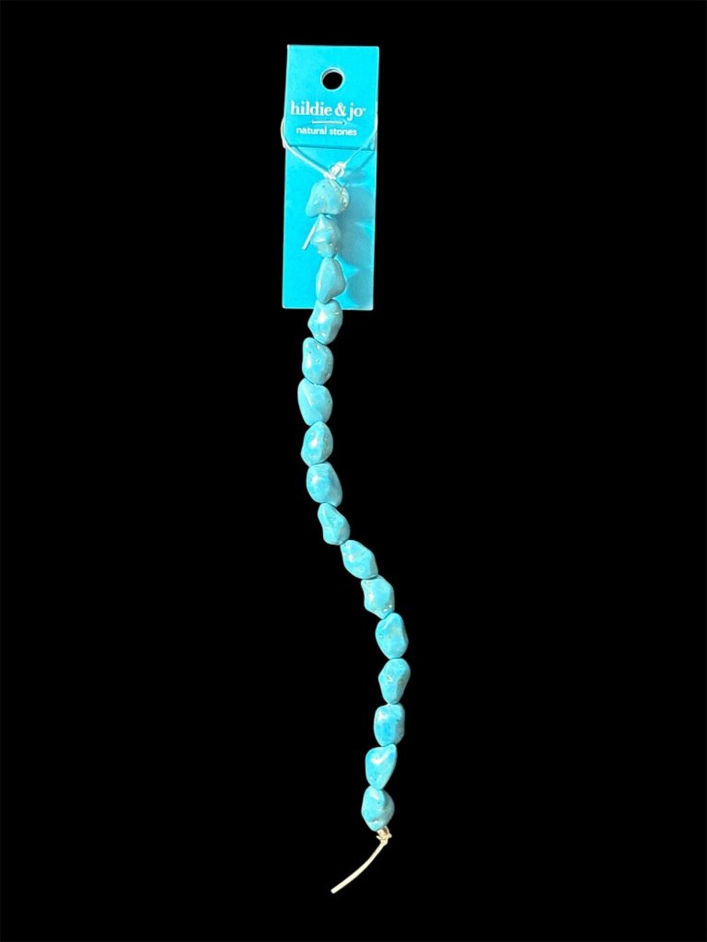 Hildie & Jo Natural Stones Turquoise Nugget Bead Strand